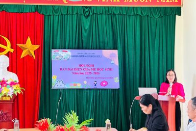 📌 Hội nghị Ban Đại diện Cha mẹ học sinh – Trường Mầm non Thanh Sơn 1